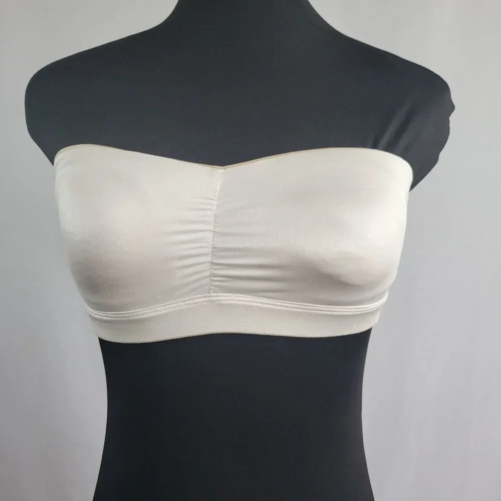 Sweet Nothings by Maidenform reversible bandeau strapless bra light pad size 34 - Picture 3 of 10
